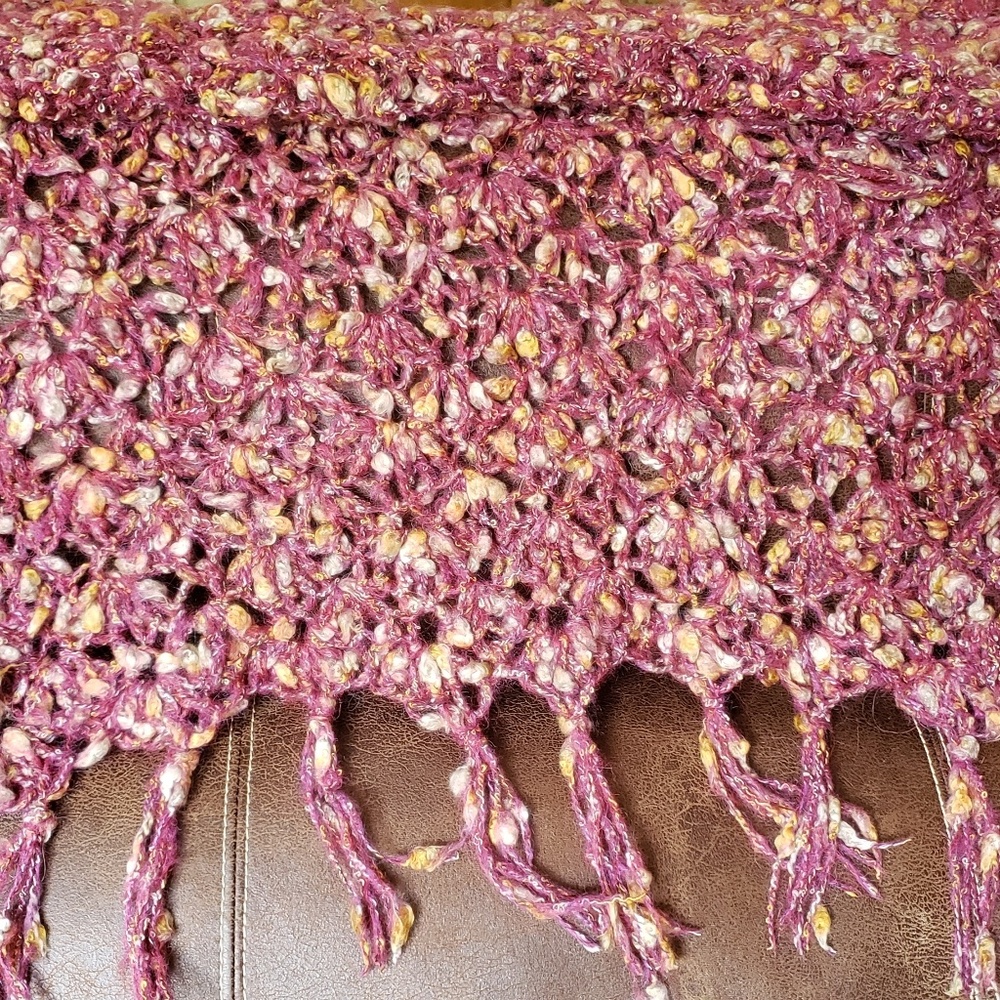 Shawl, wrap, big scarf...hand crafted